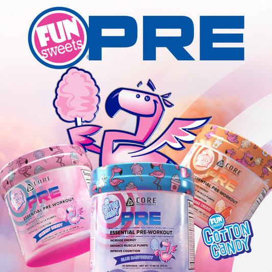 CORE Nutritionals® and Fun Sweets® Unveil the Ultimate Pre-Workout Collab