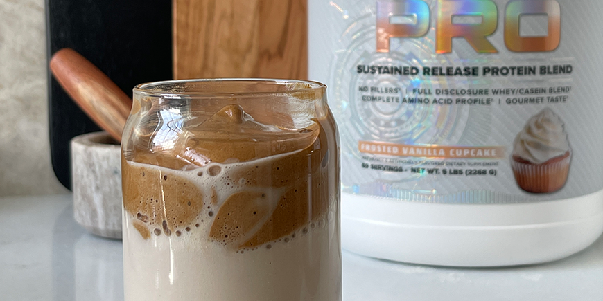 Whipped Iced Protein Latte Recipe