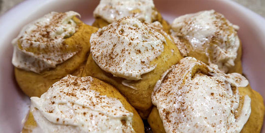 CRUSH IT! Café: Pumpkin Spice Protein Cinnamon Rolls