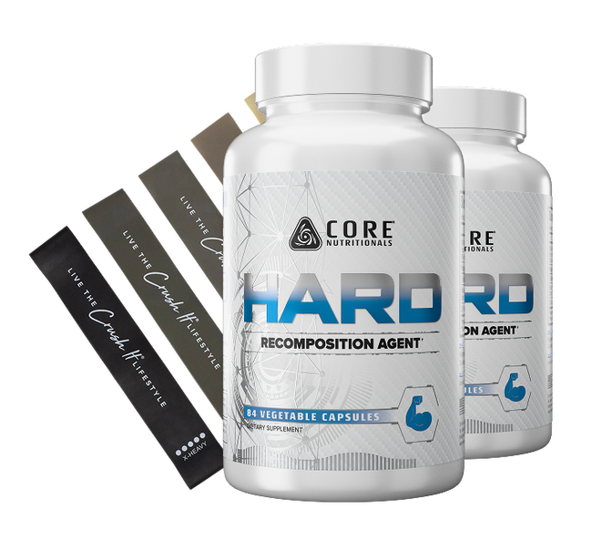 Hard Recomp Agent 2-Pack Plus FREE Exercise Bands