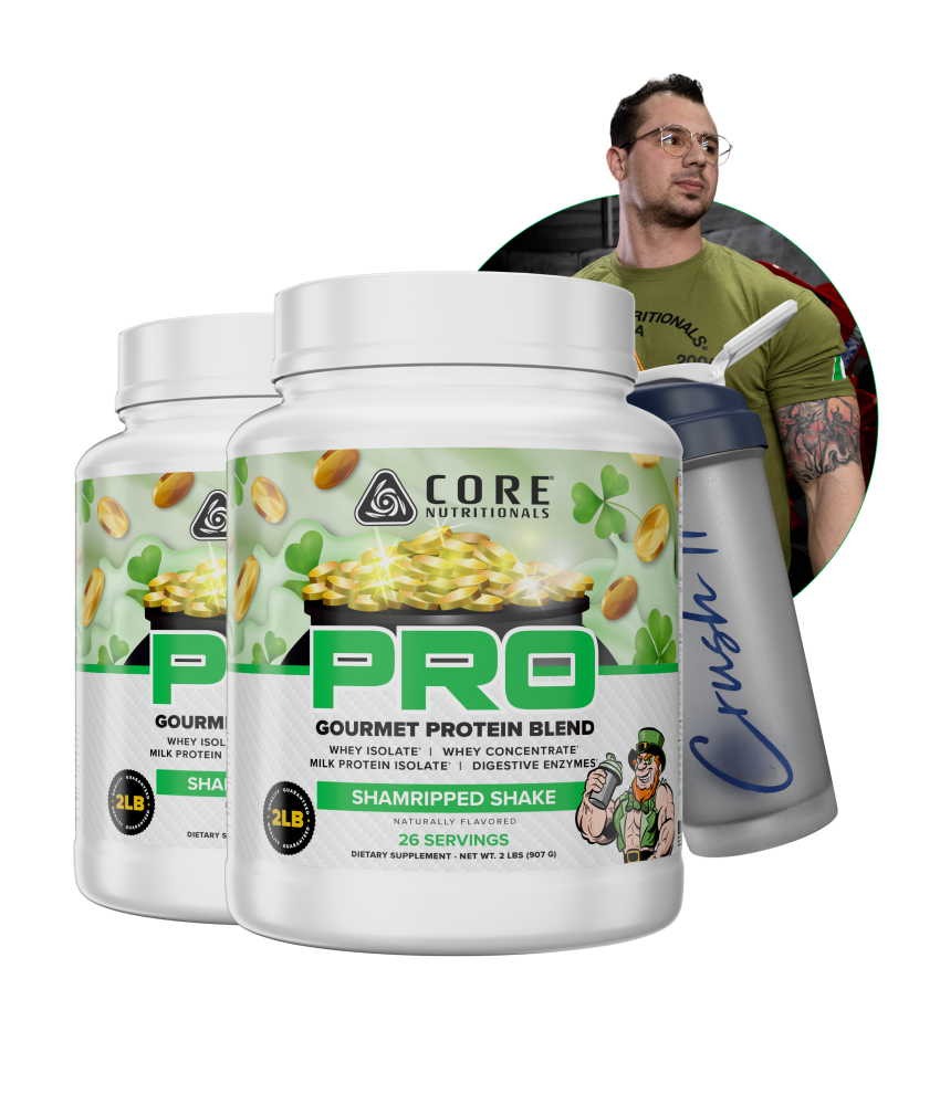 Buy 2 PRO 2lb (One Must Be Shamripped Shake) Get FREE Shaker + FREE Shamripped Shake Shirt