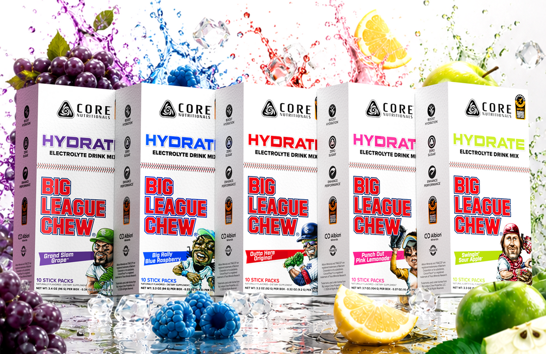 CORE Nutritionals® Unveils Big League Chew® x HYDRATE® Collection
