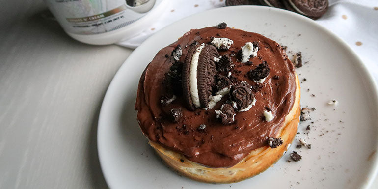 CRUSH IT! Café: Cookies n’ Cream Protein Cheesecake