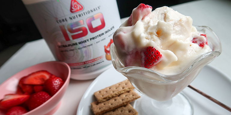 CRUSH IT! Café: Strawberry Cheesecake Ice Cream