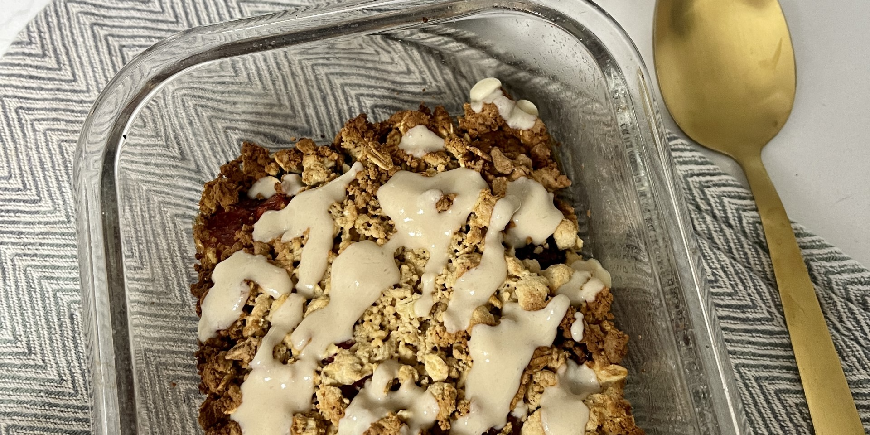 CRUSH IT! Café: VEGAN Berry Crumble