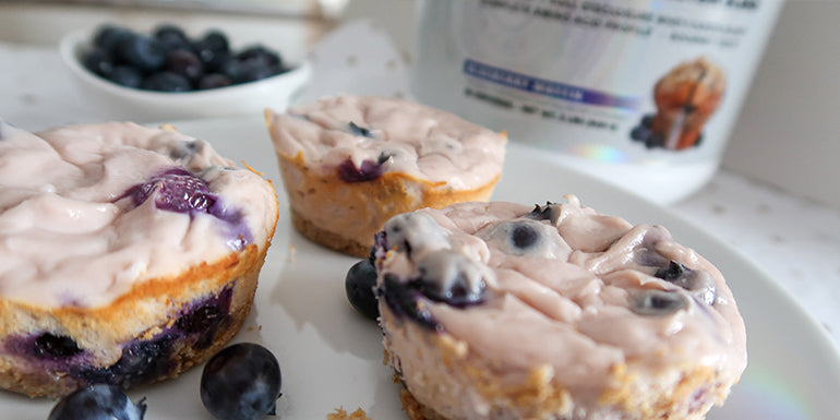 CRUSH IT! Café: PRO Blueberry Muffin Cheesecake