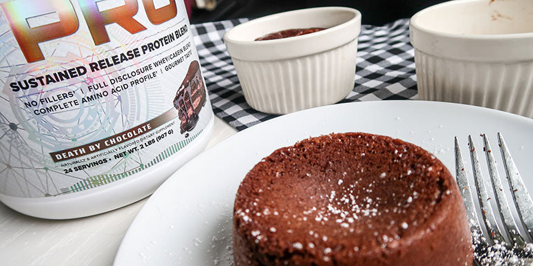 CRUSH IT! Café: Chocolate Molten Lava Protein Cake