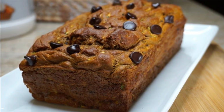 CRUSH IT! Café: Chocolate Chip Pumpkin Protein Bread