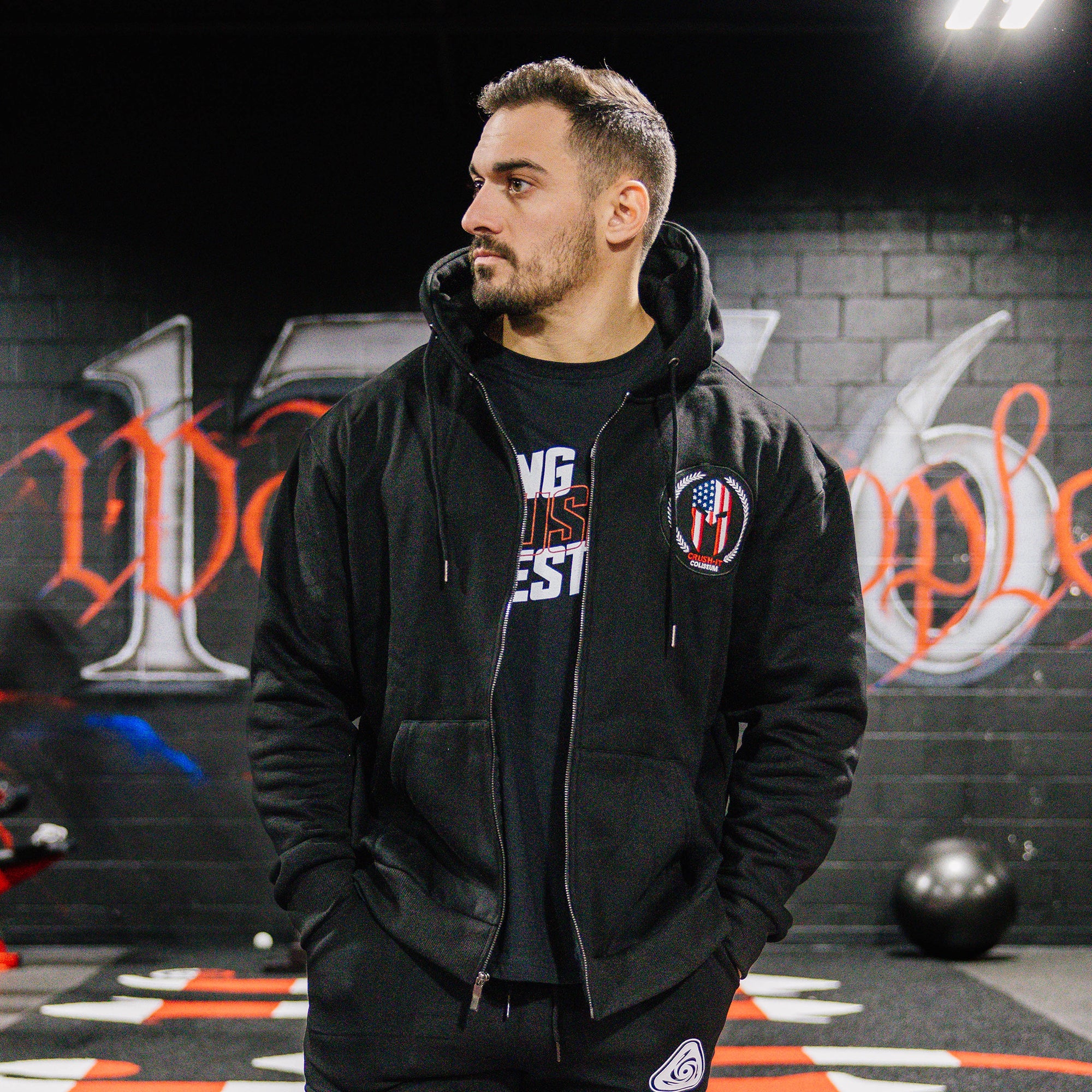 Crush It Coliseum Full Zip Hoodie – Core Nutritionals