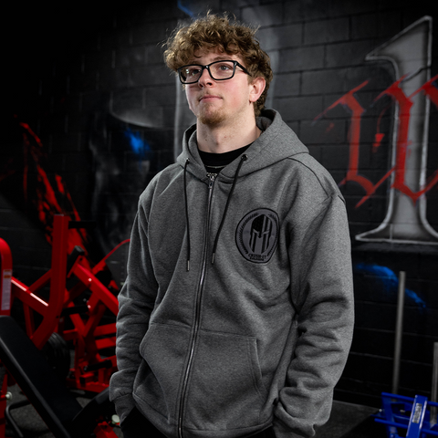 Crush it! Bear Zip-Up Hoodie