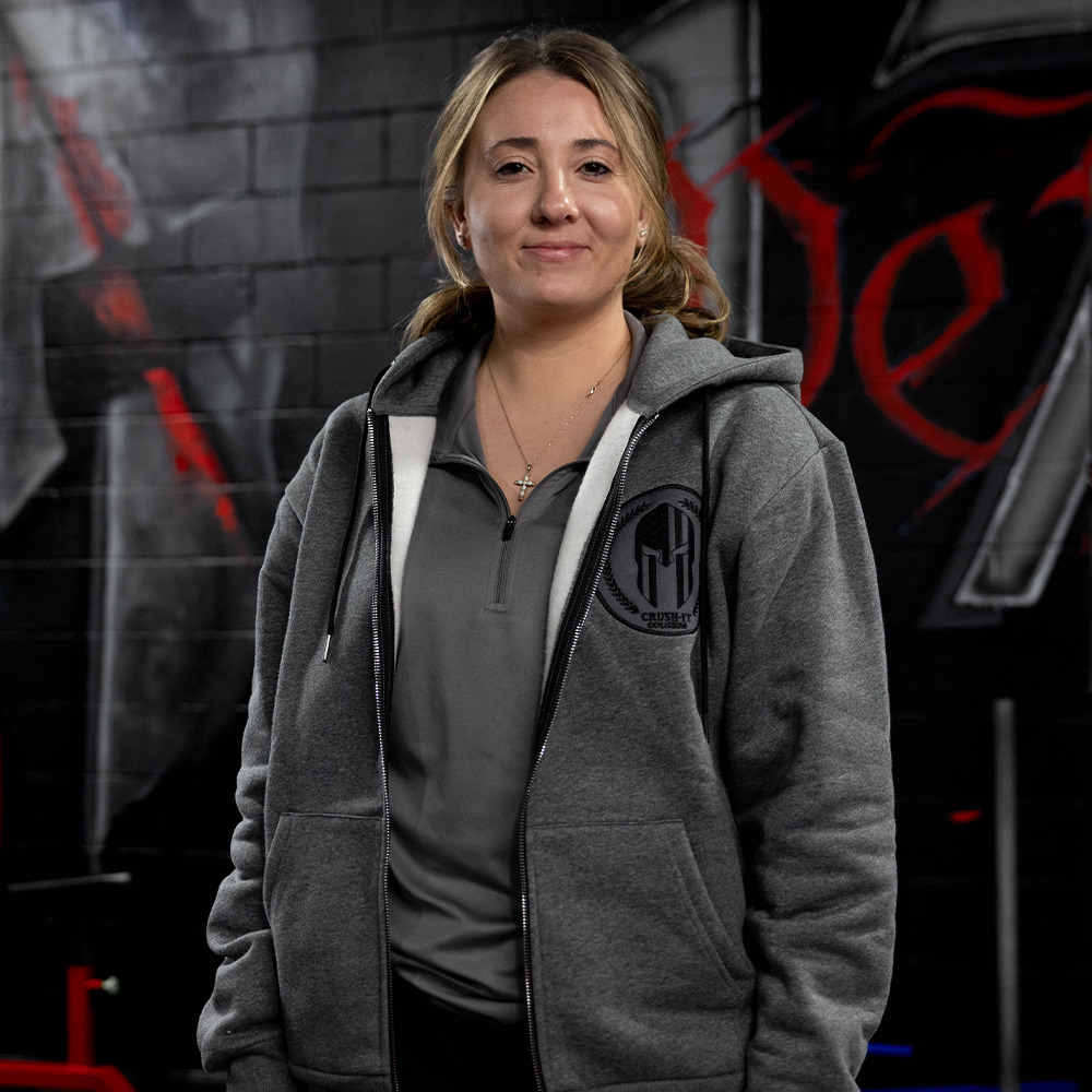 Crush it! Bear Zip-Up Hoodie
