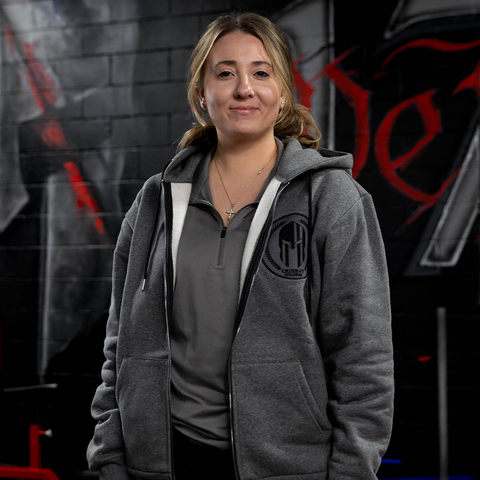 Crush it! Bear Zip-Up Hoodie
