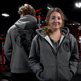 Crush it! Bear Zip-Up Hoodie