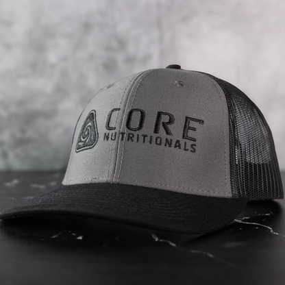 Black and Gray Snapback Hat