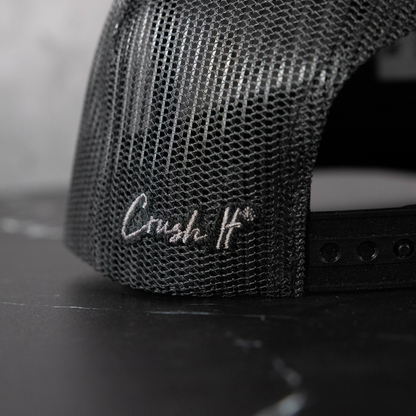 Black and Gray Snapback Hat