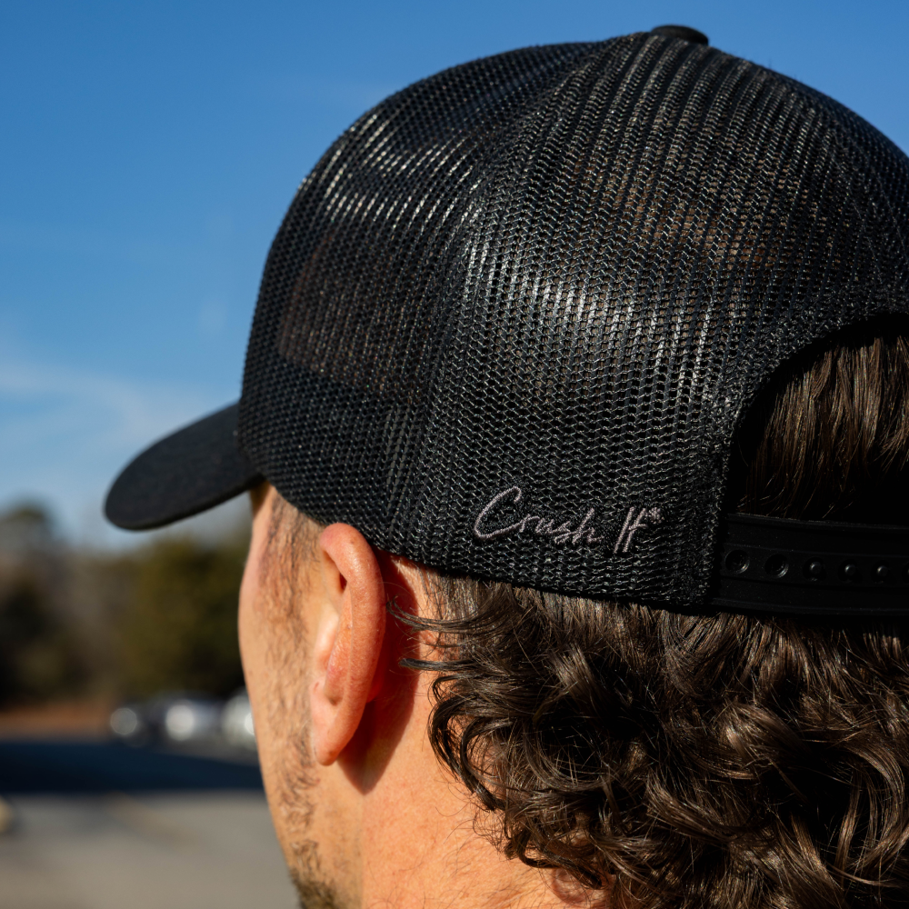 Black and Gray Snapback Hat