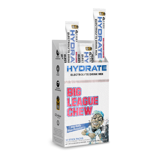Big League Chew Core Nutritionals HYDRATE electrolyte drink mix - Big Rally Blue Raspberry — product image