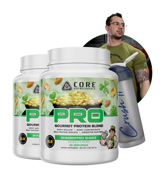 Buy 2 PRO 2lb (One Must Be Shamripped Shake) Get FREE Shaker + FREE Shamripped Shake Shirt