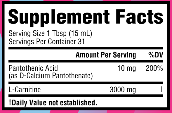 Liquid L-Carnitine Core Nutritionals Liquid L-Carnitine Core Nutritionals