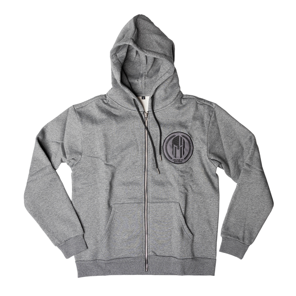 Crush it! Bear Zip-Up Hoodie