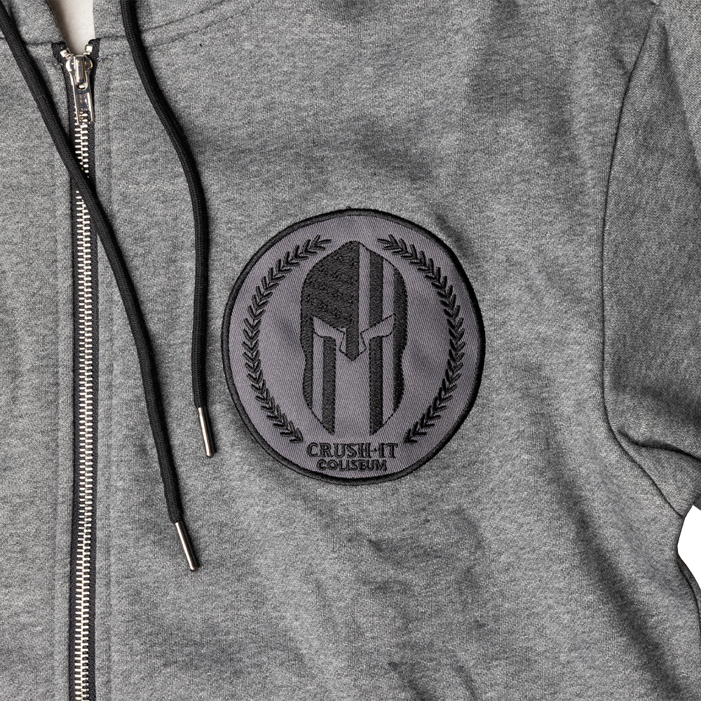 Crush it! Bear Zip-Up Hoodie