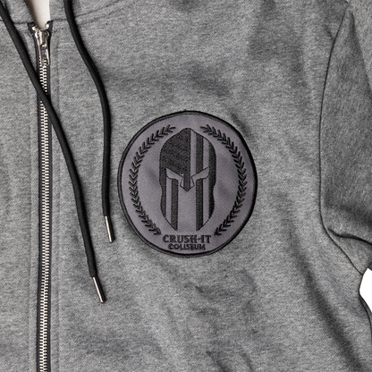 Crush it! Bear Zip-Up Hoodie