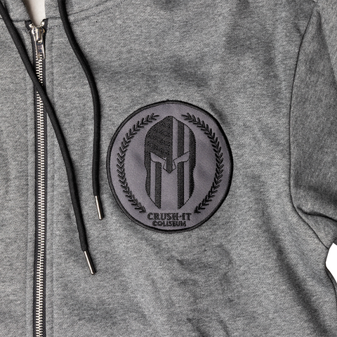 Crush it! Bear Zip-Up Hoodie