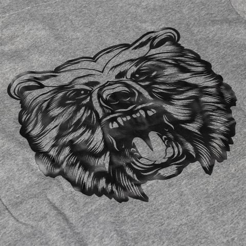 Crush it! Bear Zip-Up Hoodie