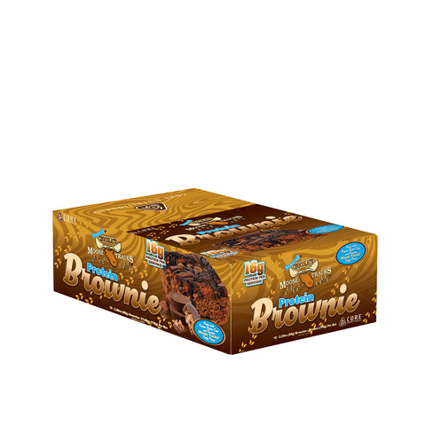 Moose Tracks Protein Brownies