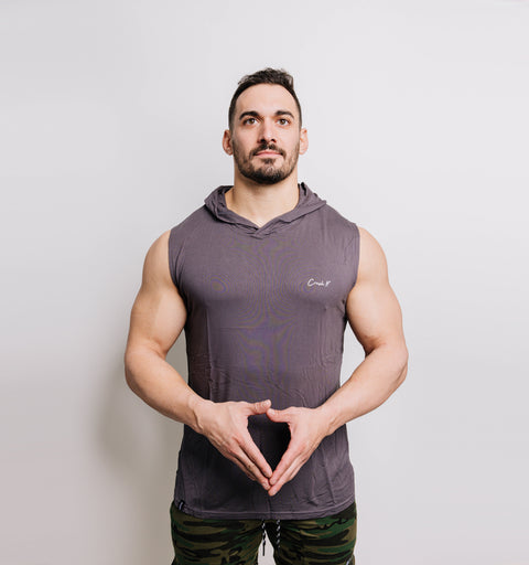Men's Crush It Hooded Tank